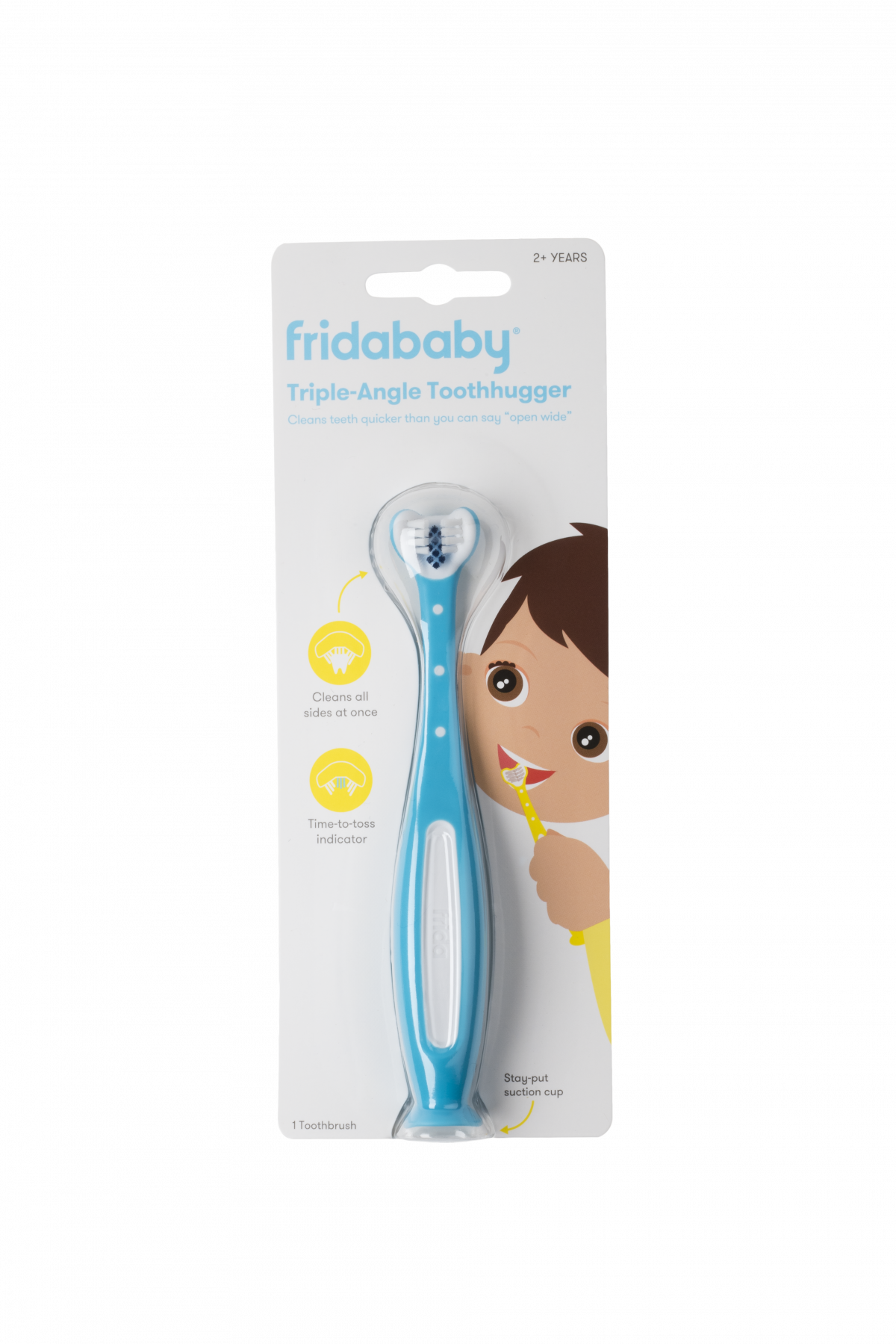 Frida Baby Tooth Hugger 3D zubní kartáček, modrý