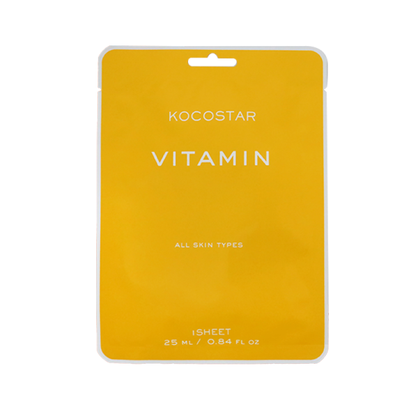 Kocostar Vitamin Sheet Mask Antioxidační pleťová maska, 1 ks