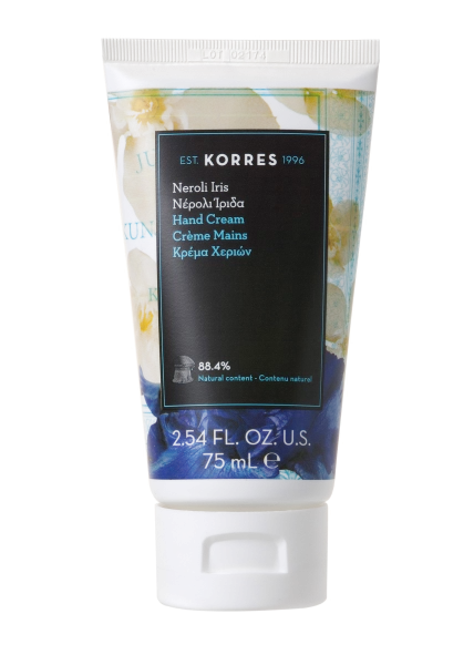 KORRES Hand Cream Neroli Iris - výživný krém na ruce neroli iris, 75 ml