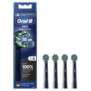 Oral-B Cross Action EB 50- 4 náhradní hlavice Black, 4 ks