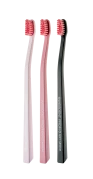 SWISSDENT COLOURS zubní kartáčky Soft-Medium (2+1 zdarma) PINK PARADISE