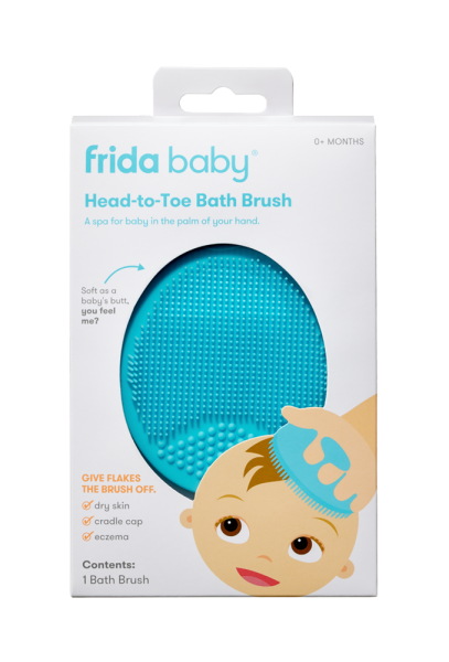 Frida Baby Head-to-Toe Bath Brush, silikonová žínka