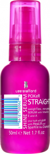 Lee Stafford Poker Straight Shine Serum Sérum pro lesk narovnávaných vlasů, 50 ml