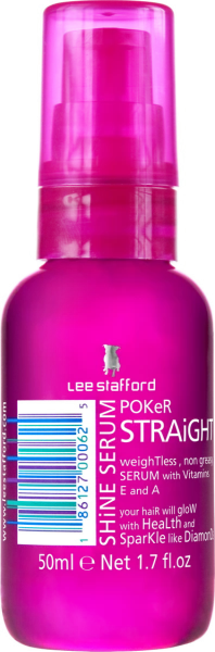Lee Stafford Poker Straight Shine Serum Sérum pro lesk narovnávaných vlasů, 50 ml
