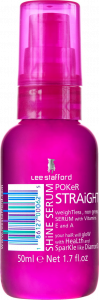 Lee Stafford Poker Straight Shine Serum Sérum pro lesk narovnávaných vlasů, 50 ml