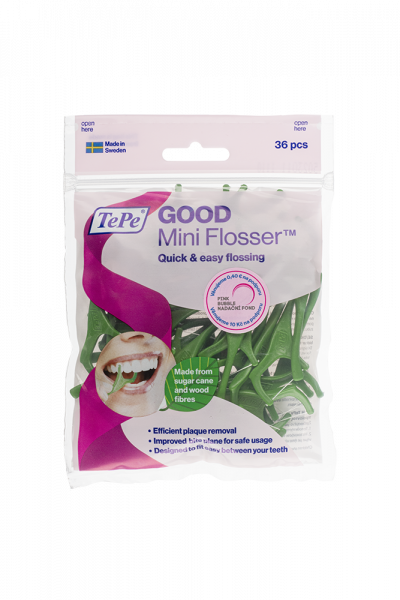 TePe GOOD Mini Flosser, 36 ks, limitovaná edice Pink Ribbon