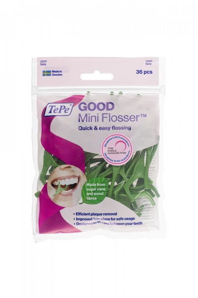 TePe GOOD Mini Flosser, 36 ks, limitovaná edice Pink Ribbon