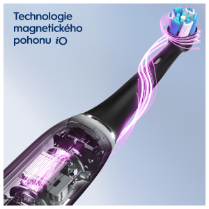 Oral-B iO Series 3 Matt Black/Ice Blue Duo elektrický zubní kartáček