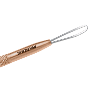 Tweezerman expresor – oboustranné kosmetické očko na komedony, rose gold