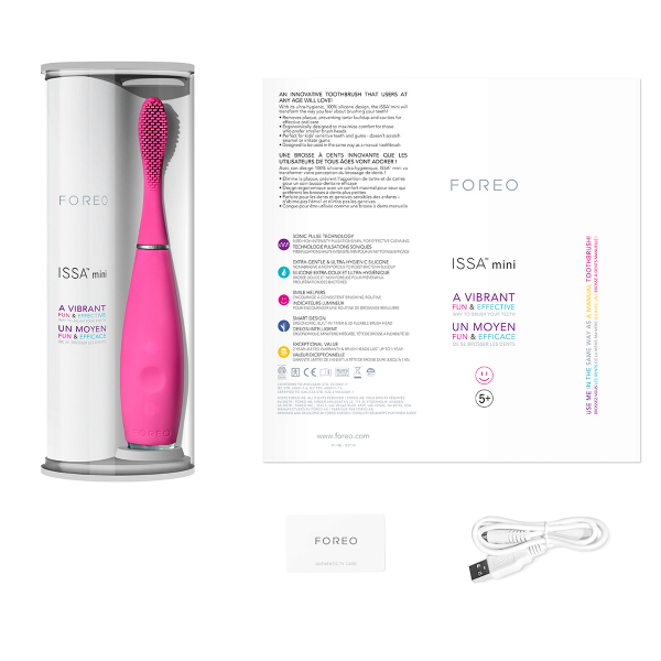 FOREO ISSA mini Wild Strawberry sonický kartáček