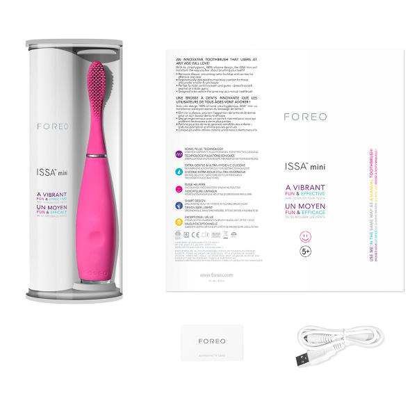 FOREO ISSA mini Wild Strawberry sonický kartáček