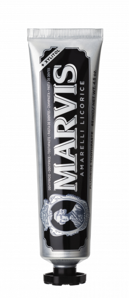 MARVIS Amarelli Licorice Mint zubní pasta s xylitolem, 85 ml
