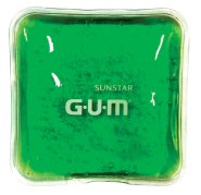 GUM Gelový polštářek, chladicí i hřejivý,  čtverec 10 x 10 cm