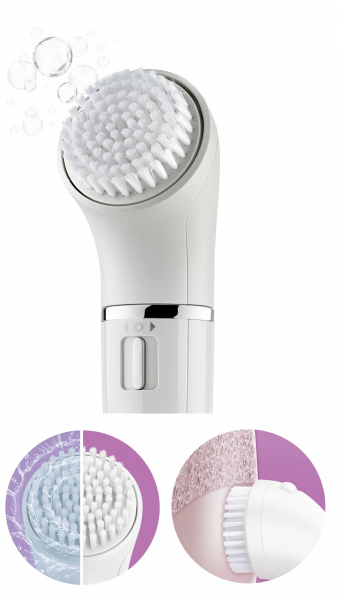 Braun Face 851 SPA epilátor na obličej s čisticím kartáčkem v jednom