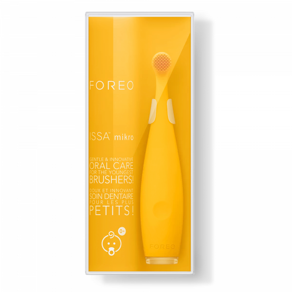 FOREO ISSA mikro Sunflower Yellow dětský sonický kartáček