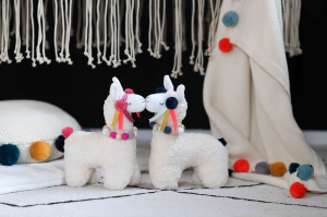 Kikadu hrající lama, modrá