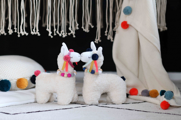 Kikadu hrající lama, modrá