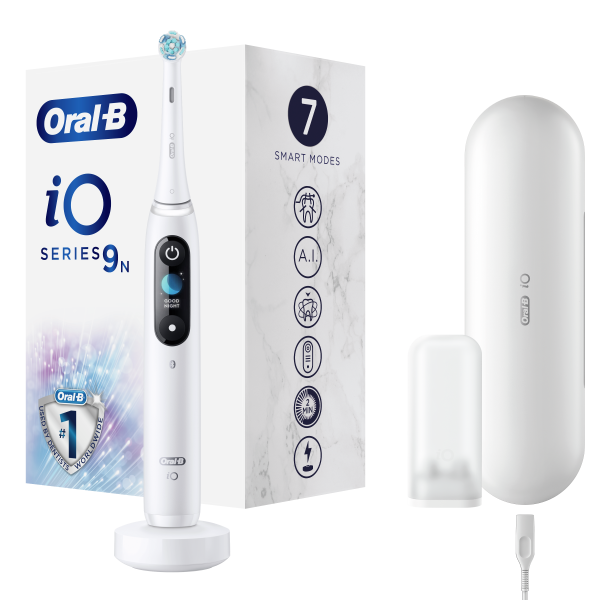 Oral-B iO9 Series White Alabaster elektrický zubní kartáček