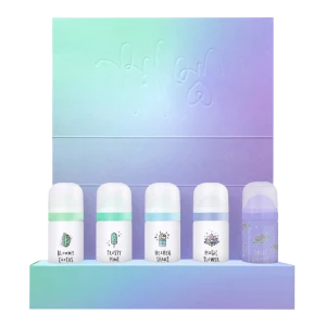 Bilou Rainbow set miniatur sprchových pěn, 5x 50 ml