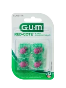GUM Red Cote tablety pro indikaci zubního plaku, 4 ks