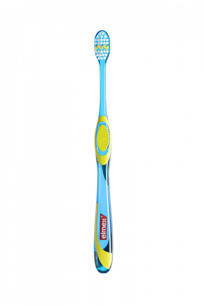 Elmex kartáček inter X Junior, soft, 6 -12 let