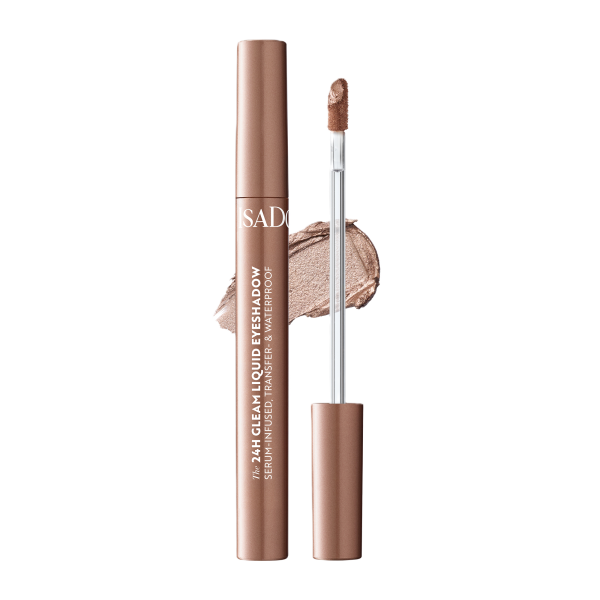 ISADORA The 24H Gleam Liquid Eyeshadow 71 Cool Bronze, tekuté oční stíny