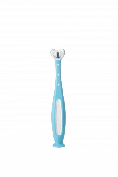 Fridababy Tooth Hugger 3D zubní kartáček, modrý