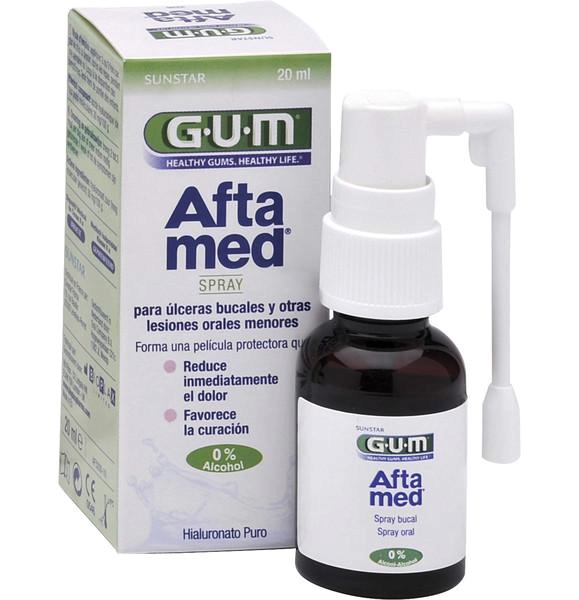 GUM Aftamed sprej na afty a drobná poranění v ústech, 20 ml