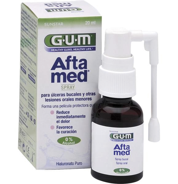 GUM Aftamed sprej na afty a drobná poranění v ústech, 20 ml