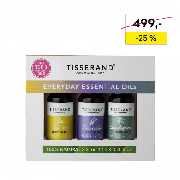 Tisserand Aromaterapeutická sada nezbytných olejů, 3x 9 ml