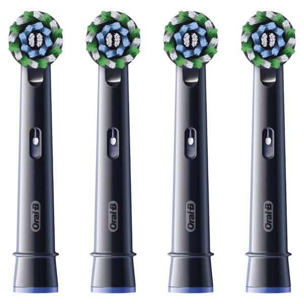 Oral-B Cross Action EB 50- 4 náhradní hlavice Black, 4 ks