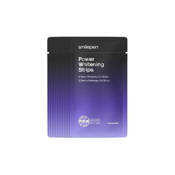 Smilepen Power Whitening Strips Kit, sedmidenní kúra pro intenzivní bělení s LED akcelerátorem