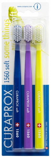 Curaprox CS 1560 zubní kartáček, 3 ks, Soft
