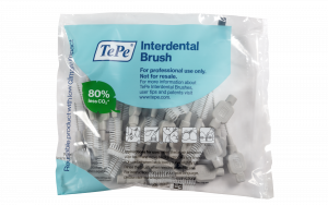 TePe Original mezizubní kartáčky z bioplastu 1,3 mm, šedé, 25 ks