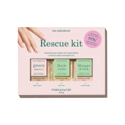 Manucurist Rescue Kit ošetření pro poškozené nehty, 3 × 15ml