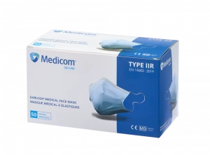 Medicom Safe Mask IIR chirurgická modrá ústenka, 50 ks