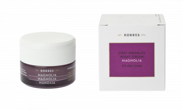 KORRES Magnolia - noční krém proti prvním vráskám, 40 ml