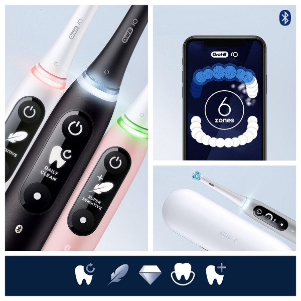 Oral-B iO Series 6 Pink elektrický zubní kartáček