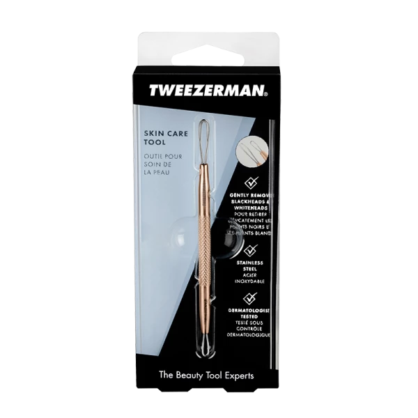 Tweezerman expresor –⁠⁠⁠⁠⁠⁠ oboustranné kosmetické očko na komedony, rose gold