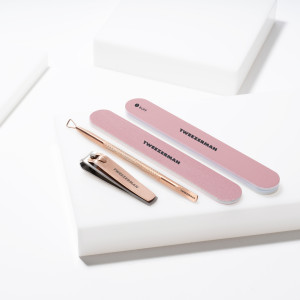 Tweezerman Rose Gold Manicure Set, Rose Gold sada na manikúru