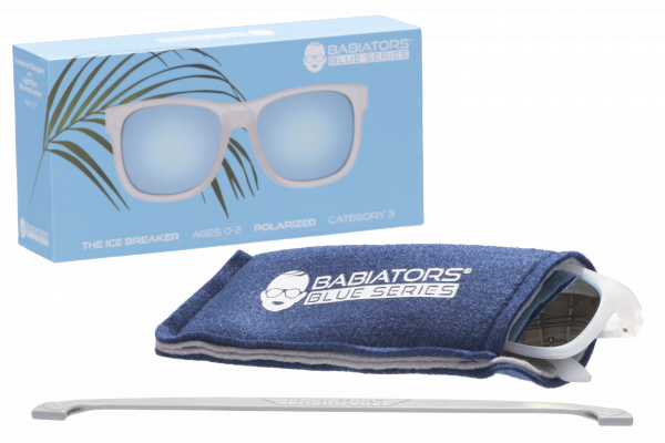 BABIATORS The Ice Breaker polarizační sluneční brýle, bílé, 0-2 let