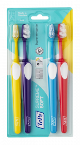 TePe Supreme soft, zubní kartáčky 3+1 zdarma