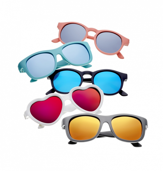 BABIATORS Sweetheart polarizační sluneční brýle, bílé, 0-2 roky