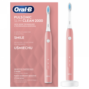 Oral-B Pulsonic Slim Clean 2000 Pink, sonický kartáček