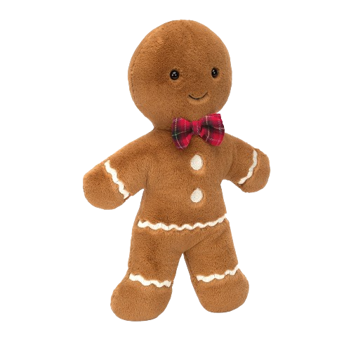 Jellycat Vánoční perník chlapeček Fred 19 cm