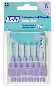 TePe Extra soft mezizubní kartáčky 1,1 mm, světle fialové, 6 ks