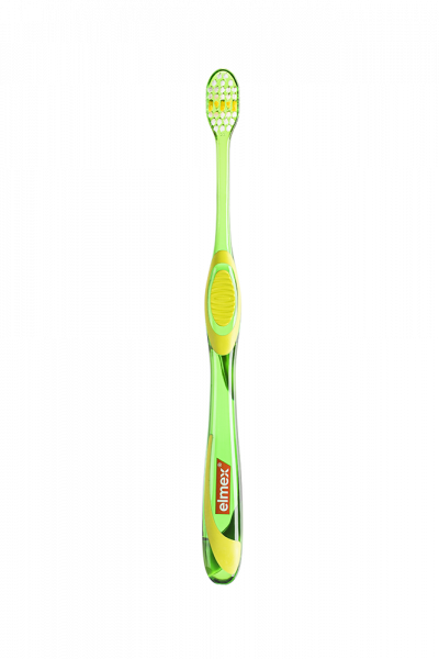 Elmex kartáček inter X Junior, soft, 6 -12 let