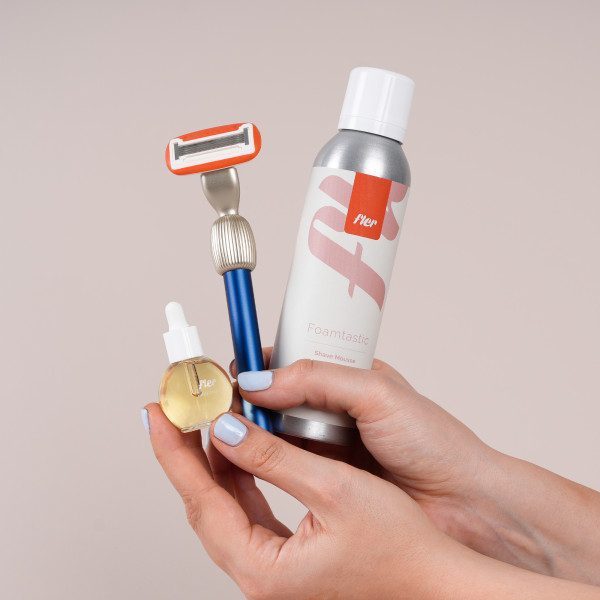 FLER Starter set – holicí strojek v barvě Midnight Blue