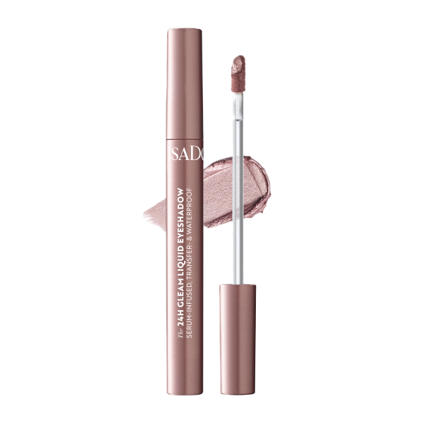 ISADORA The 24H Gleam Liquid Eyeshadow 72 Pink Moon, tekuté oční stíny