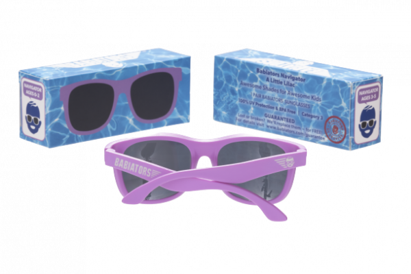 BABIATORS Navigator sluneční brýle, fialové, 3-5 let